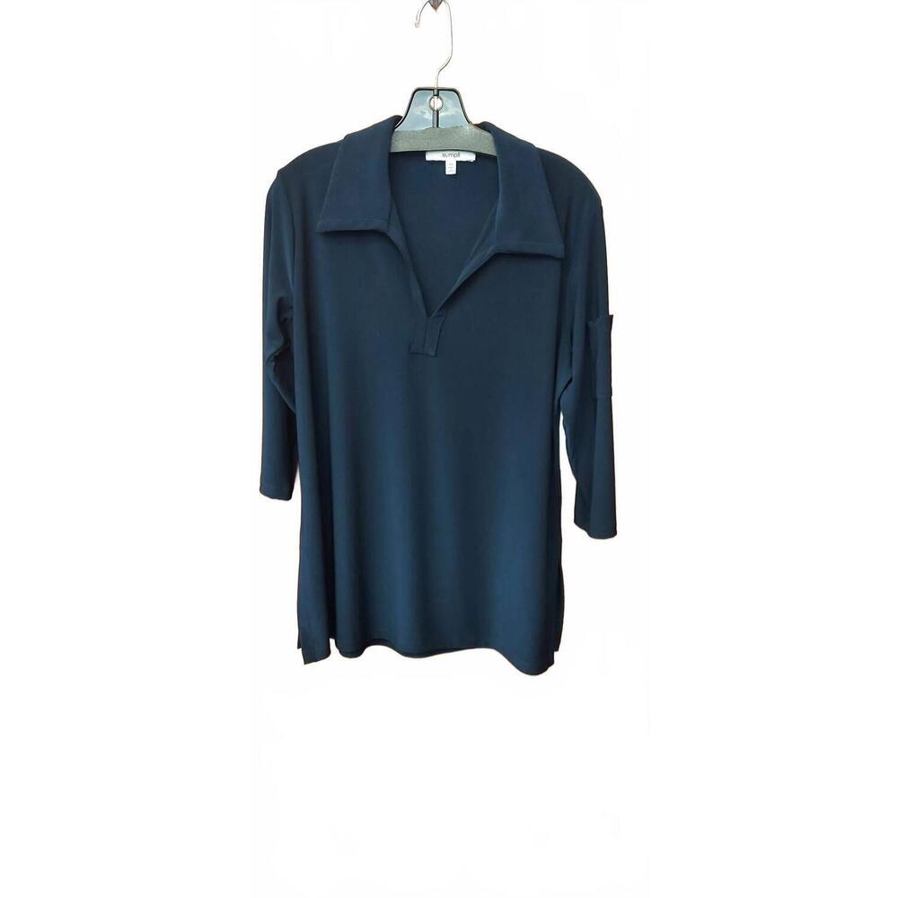 NEW SYMPLI women's weekender top in navy